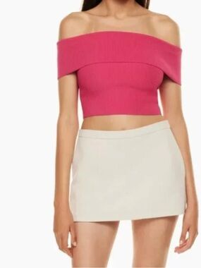 Aritzia Sculpt Knit Off-Shoulder Women's Top
